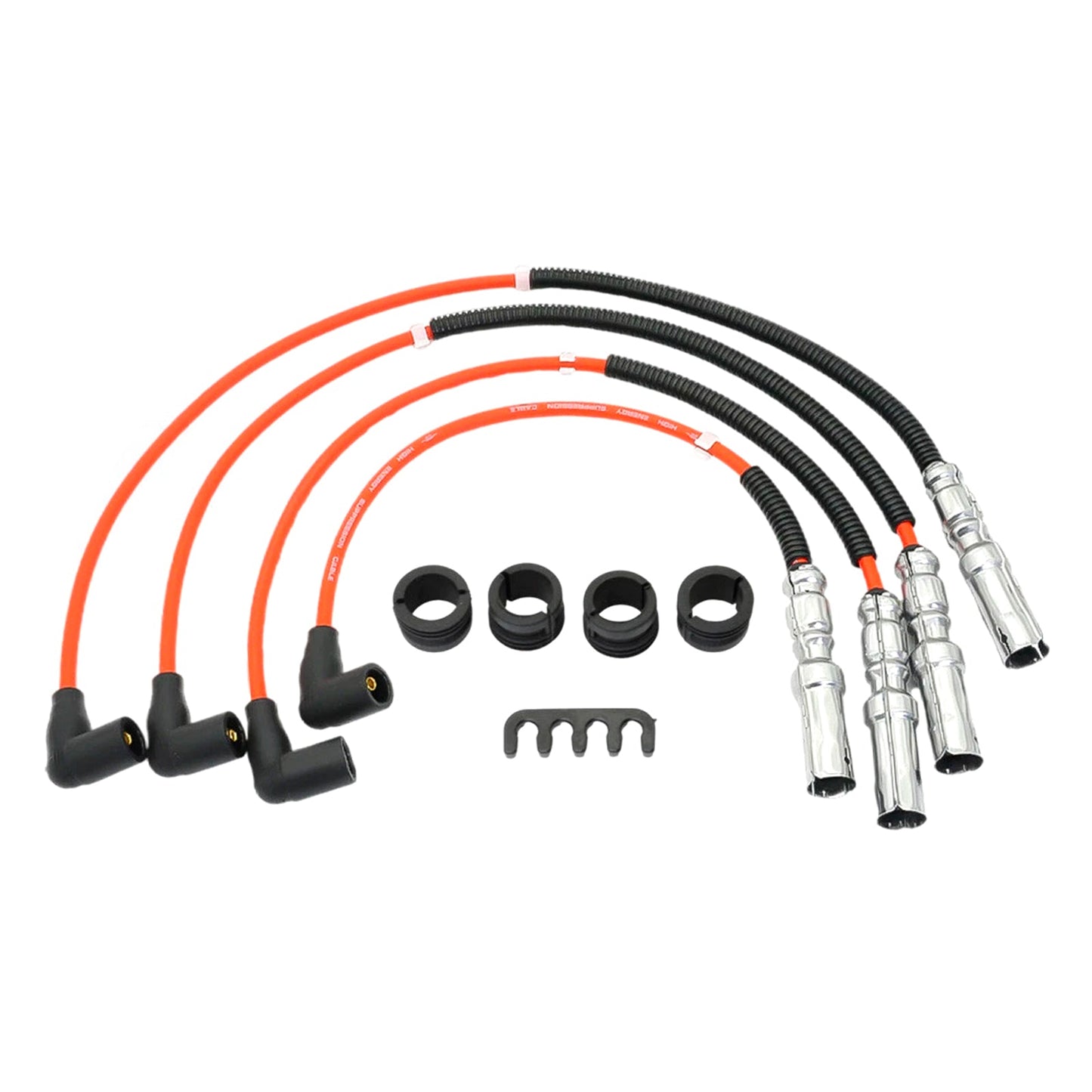 Kit cavi candela da 8 mm 063905431A per VW Beetle Bora Golf GTI Jetta 2.0L