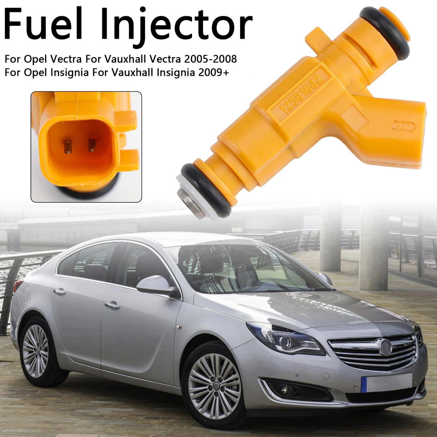 1 pz Iniettore carburante 0280156129 Adatto per Vauxhall Vectra Adatto per Saab 9-3 2.8L 12581682
