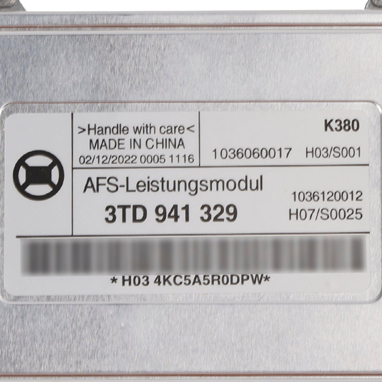 Modulo di controllo fari allo xeno AFS D3S 3TD941329 per VW Passat 561