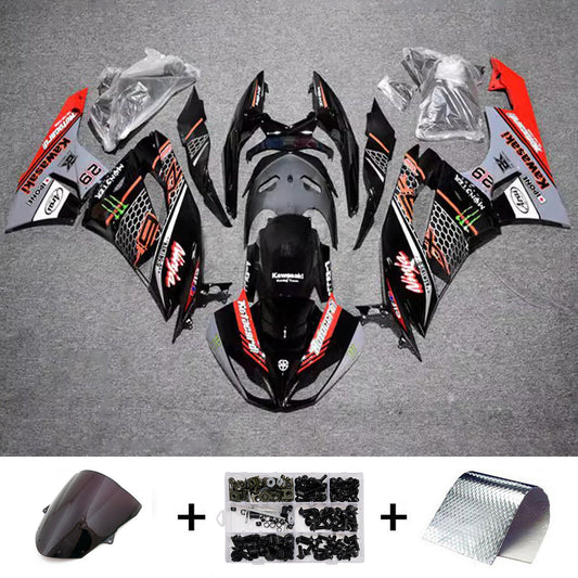 Kit carenatura iniezione in plastica ABS adatto per Kawasaki ZX6R 636 2009-2012