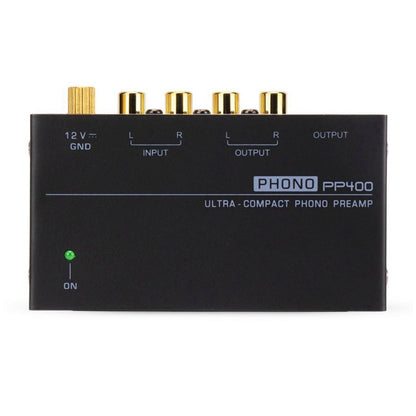Preamplificatore Phono Ultra-Compatto PP400 con Supporto RCA da 1/4 di pollice Interfacce TRS Preamplificador Phono Preamp