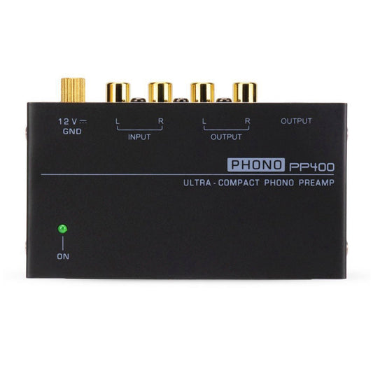 Preamplificatore Phono Ultra-Compatto PP400 con Supporto RCA da 1/4 di pollice Interfacce TRS Preamplificador Phono Preamp