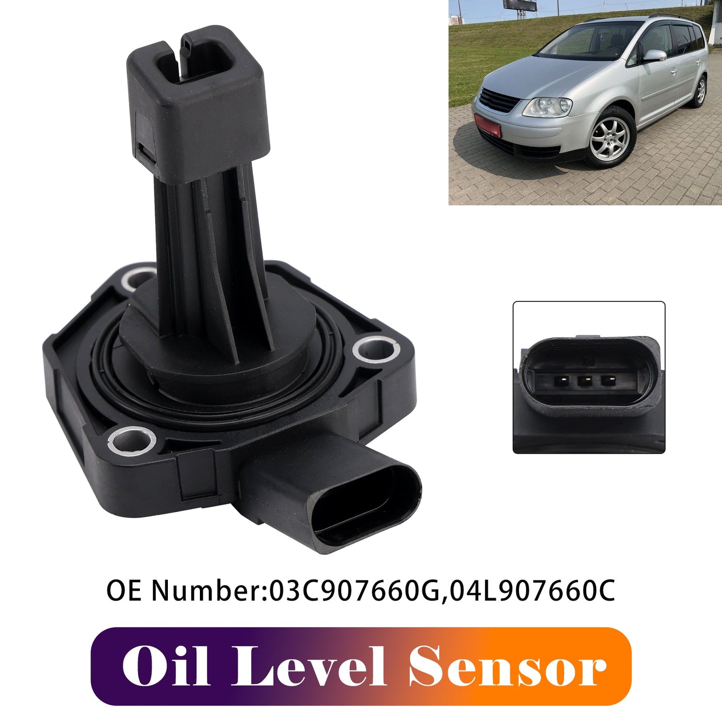 Sensore livello olio 04L907660C per Audi A6 C6 Seat Skoda VW 1.6 2.0 Tdi