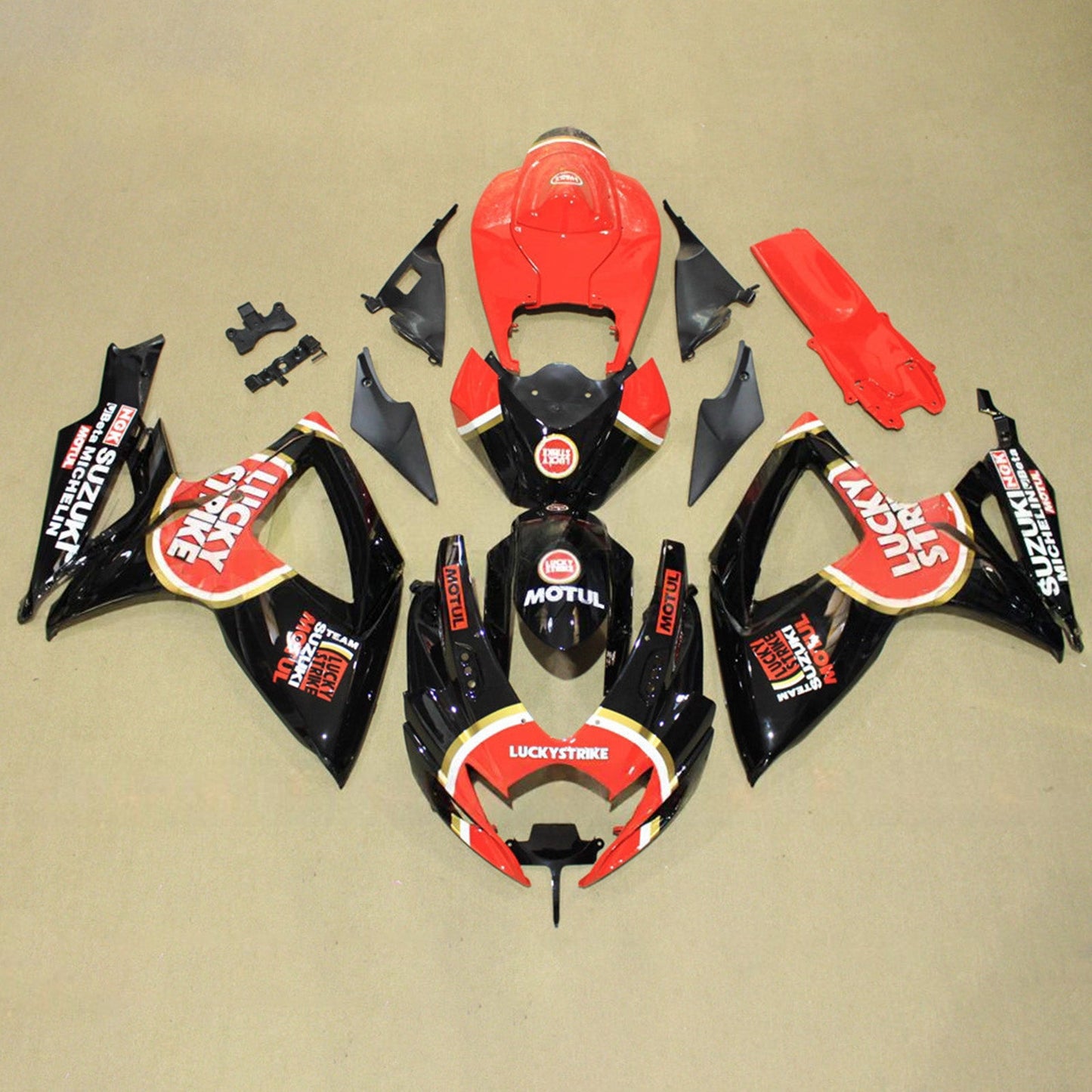 Kit carenatura iniezione plastica ABS per Suzuki GSXR 600/750 2006-2007 K6