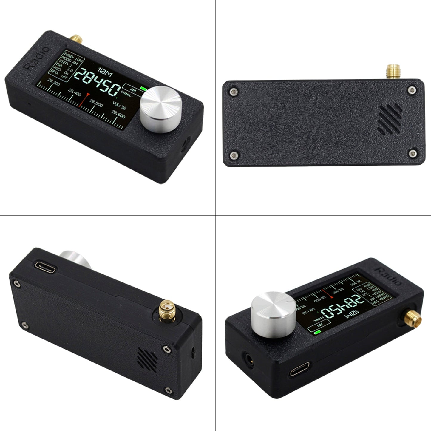 Ricevitore radio portatile SI4732 0,5-108 MHz LSB AM FM Mini tascabile per tutte le bande