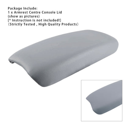 Coperchio della console centrale del bracciolo in pelle grigia per Honda CIVIC 2006-2009