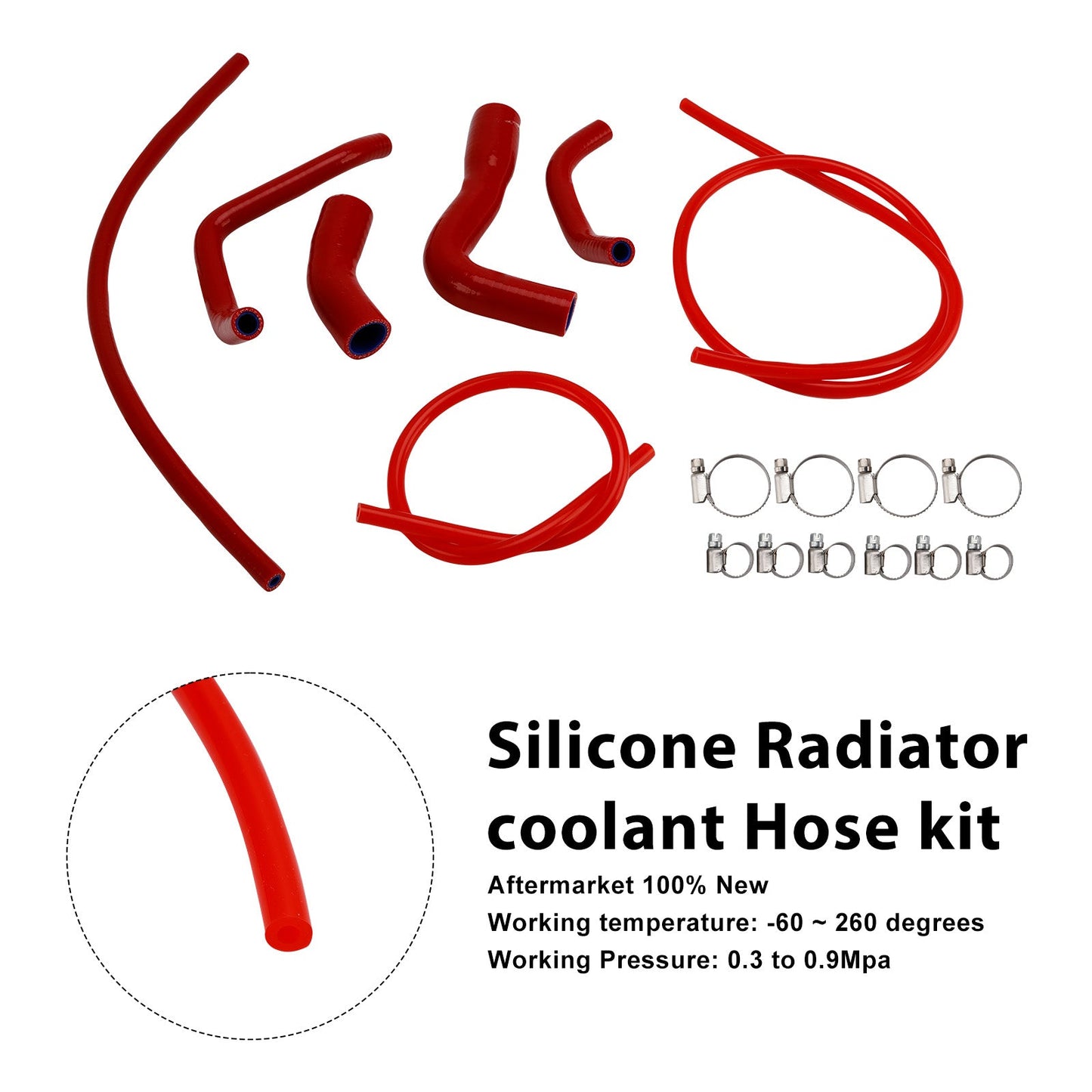 Tubo flessibile del liquido di raffreddamento del radiatore in silicone Aprilia RS 660 RS660 2021-2025