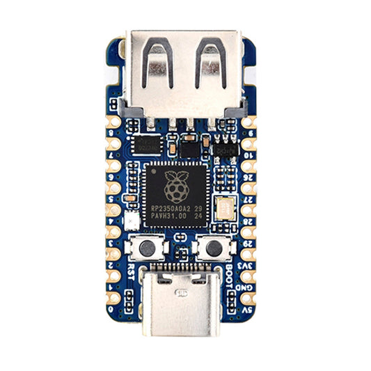 Scheda di sviluppo USB Raspberry Pi RP2350A con microcontrollore a doppia architettura