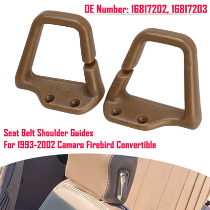 Guide per cintura di sicurezza color marrone chiaro per Camaro Firebird Cabriolet 1993-2002
