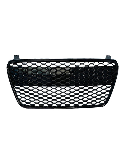 Griglia paraurti anteriore a nido d'ape per Audi R8 2007, colore nero lucido.