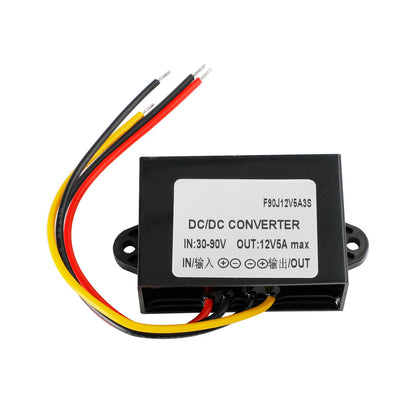 Convertitore DC-DC impermeabile da 30-90 V a 12 V, modulo di alimentazione 5 A 60 W