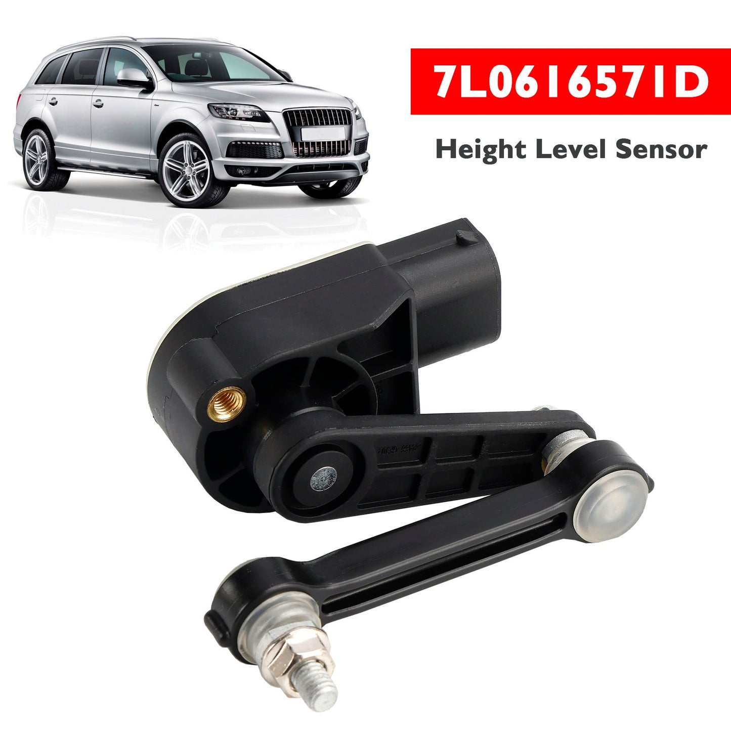 12.2002-11.2006 VW TOUAREG (7LA, 7L6, 7L7) 4.2 V8 SUV Sensore di livello altezza posteriore 7L0616571D