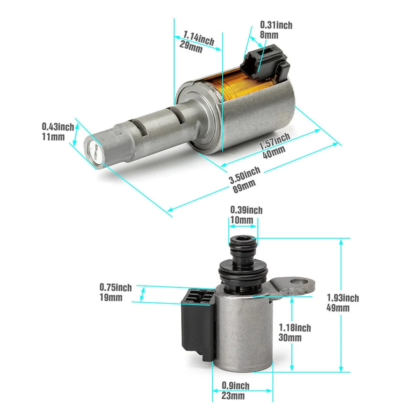 Kit solenoide trasmissione Nissan Versa Note JF015E RE0F11A CTV 2015-2012