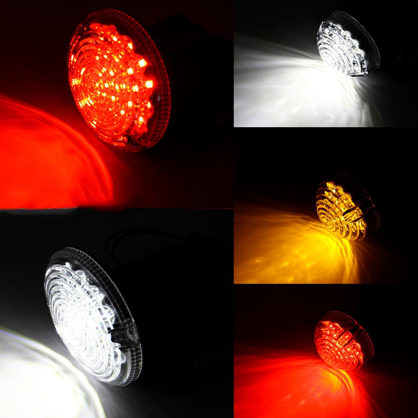 1990-2016 Land Rover Defender Defender 90/110 Smoke LED DRL Kit luci posteriori fendinebbia diurne 10 pezzi