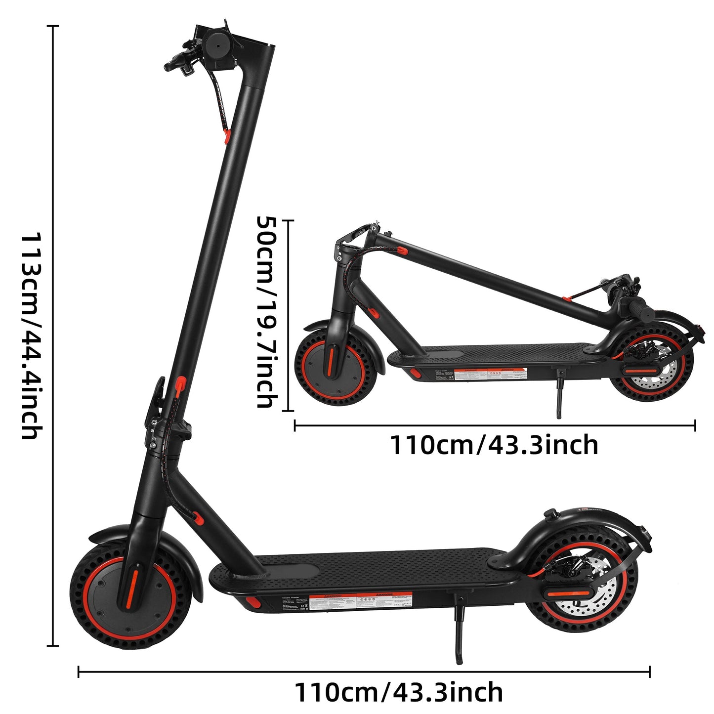 Scooter elettrico pieghevole da 8,5" con app 350W 35KM Portata 25 km/h per spostamenti in città