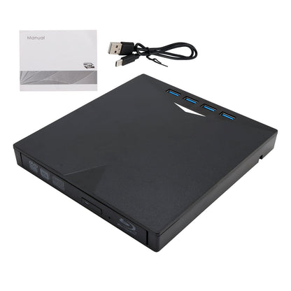 Masterizzatore BD 7 in 1 esterno USB 3.0, lettore DVD, CD, registratore 3D, lettore di film.