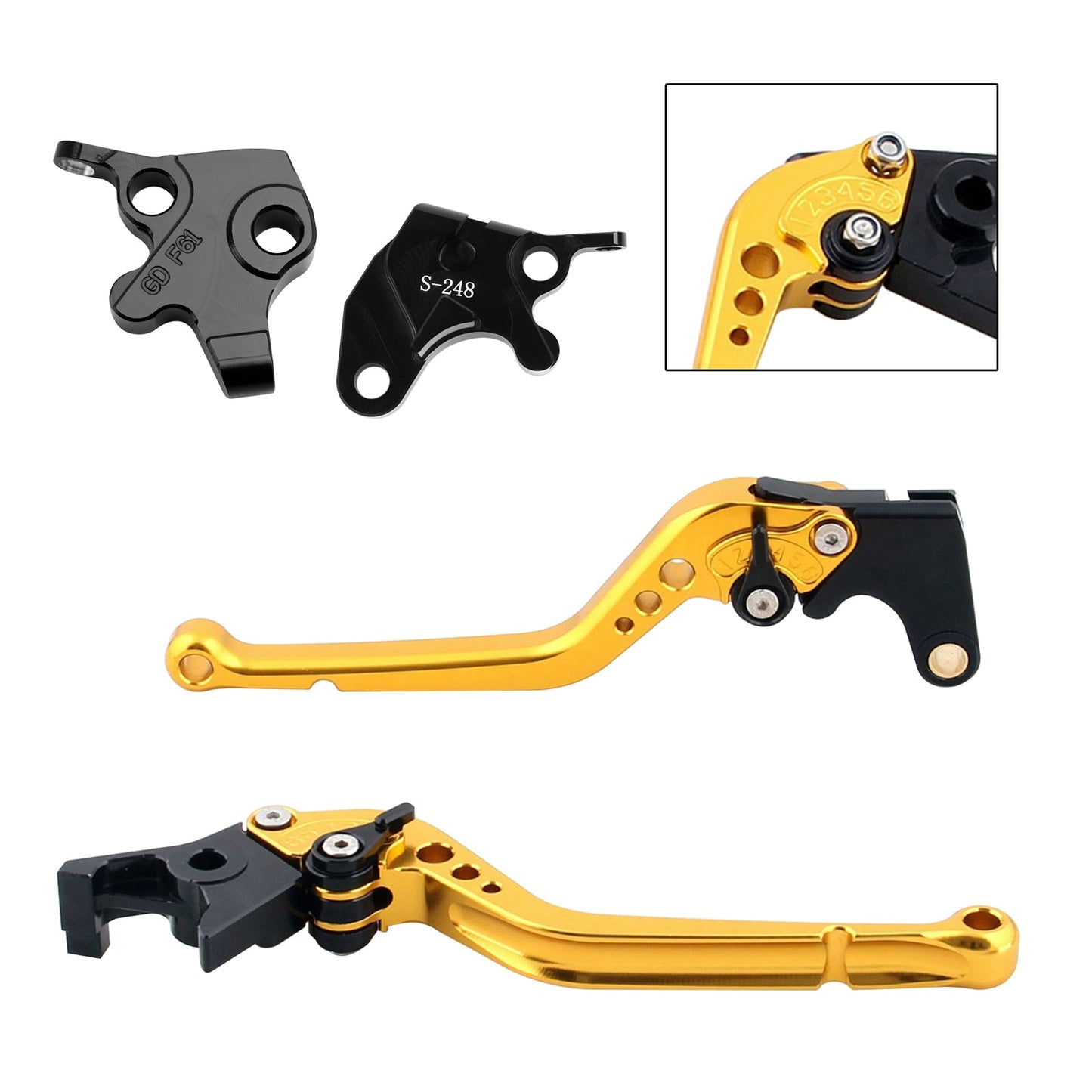 Leva frizione freno lunga YAMAHA YZF R125 2008-2011