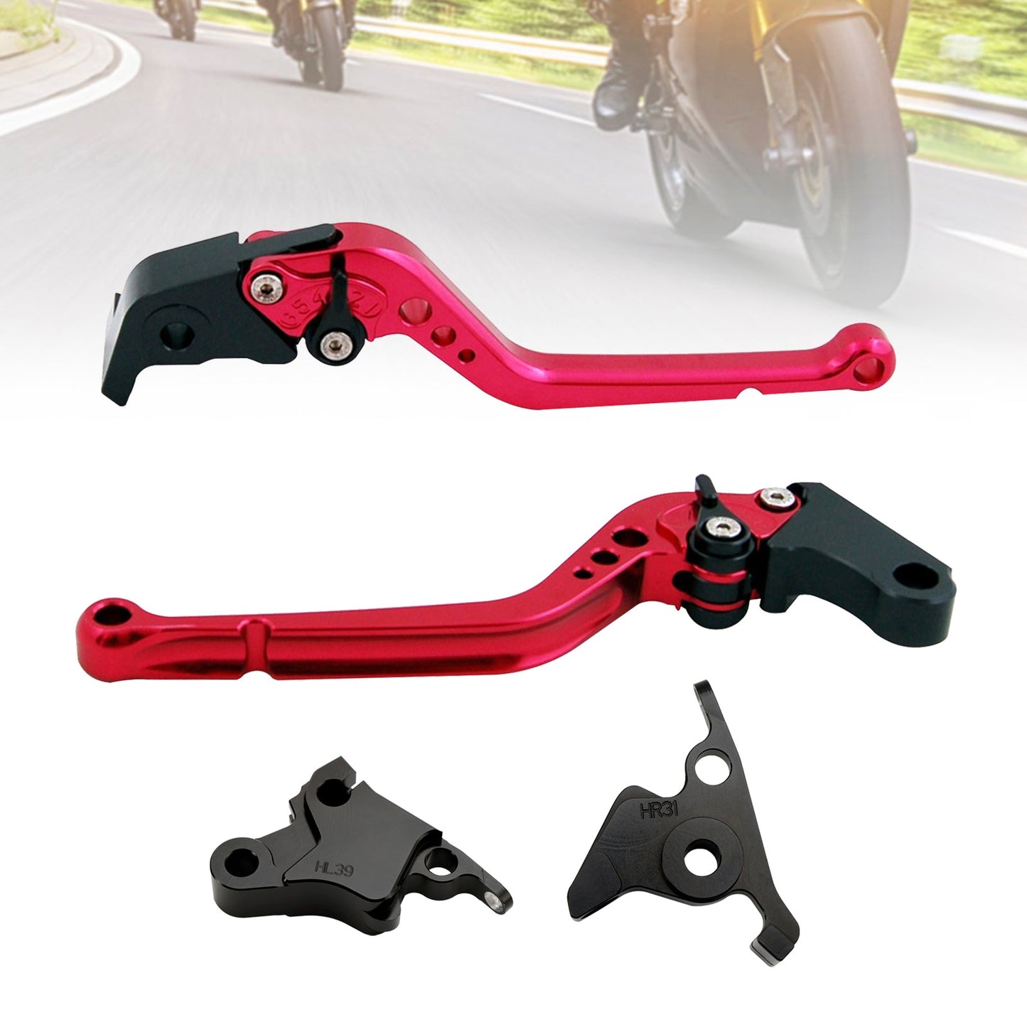 Leva frizione freno lunga adatta per CFMOTO 450SS 450SR 21-23 450NK 23-24