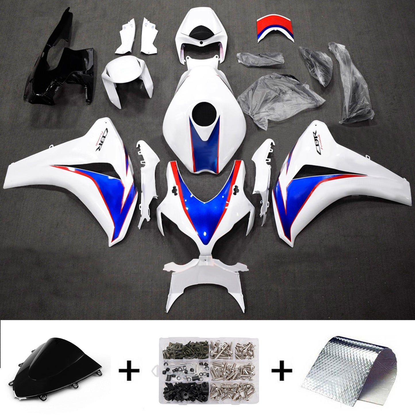 Kit di carene in plastica ABS stampate a iniezione per Honda CBR1000RR 2008-2011