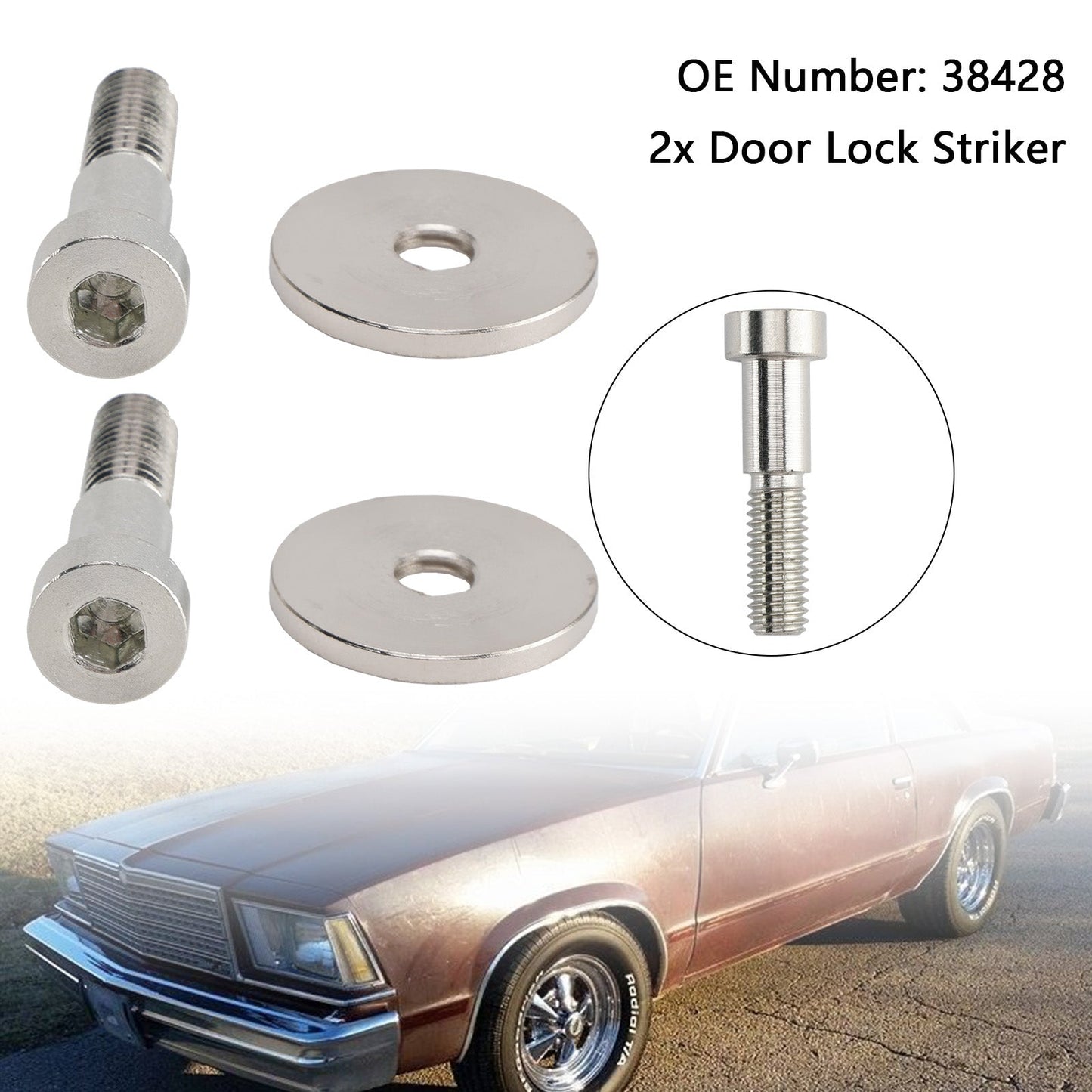 1971-1989 Pontiac Safari Yukon Serratura porta 38428 38428,15013147