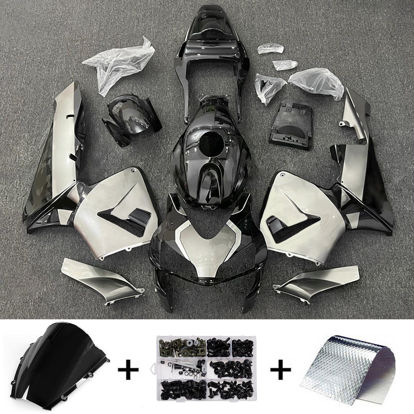 Kit di carene in plastica ABS stampate a iniezione per Honda CBR600RR 2003-2004 F5