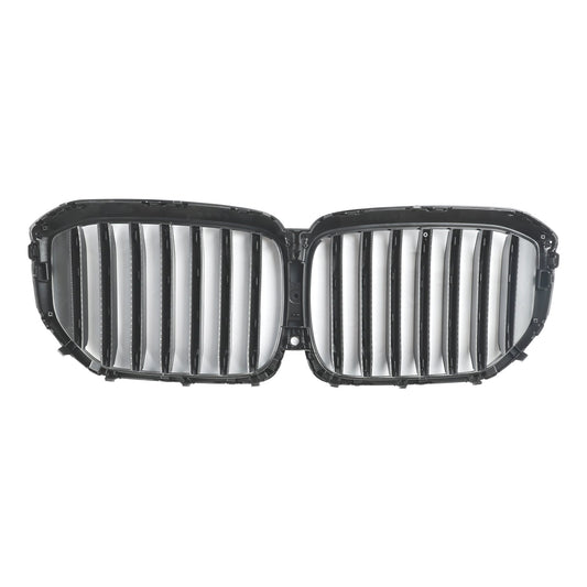 2024+ BMW G05 LCI X5 Griglia per paraurti anteriore nera lucida a linea singola