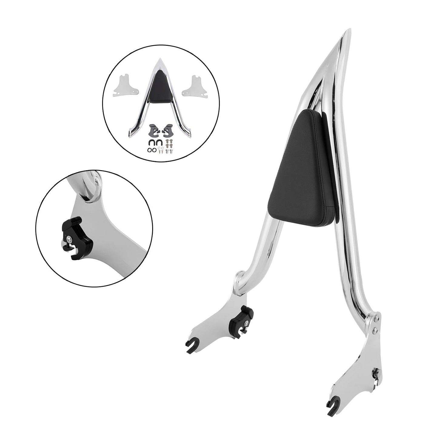 Schienale Sissy Bar passeggero per Road King Street Glide Road Glide 1997-2008