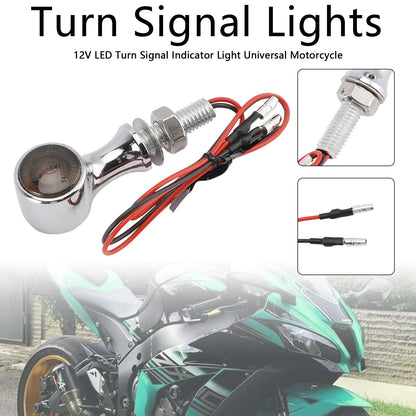 Indicatore di direzione a LED da 12 V, 8 mm, universale per moto Suzuki