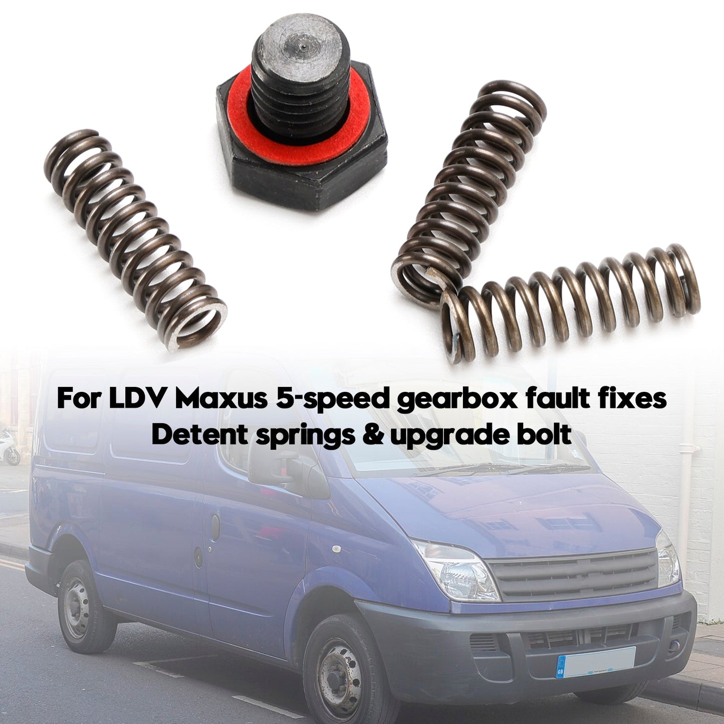 Molle di fermo e bullone di aggiornamento per la correzione dei guasti del cambio a 5 marce LDV Maxus