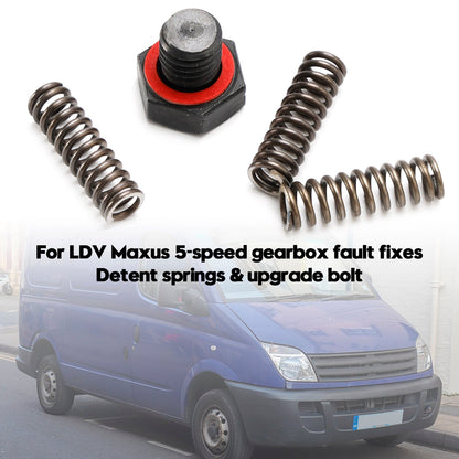 Molle di fermo e bullone di aggiornamento per la correzione dei guasti del cambio a 5 marce LDV Maxus