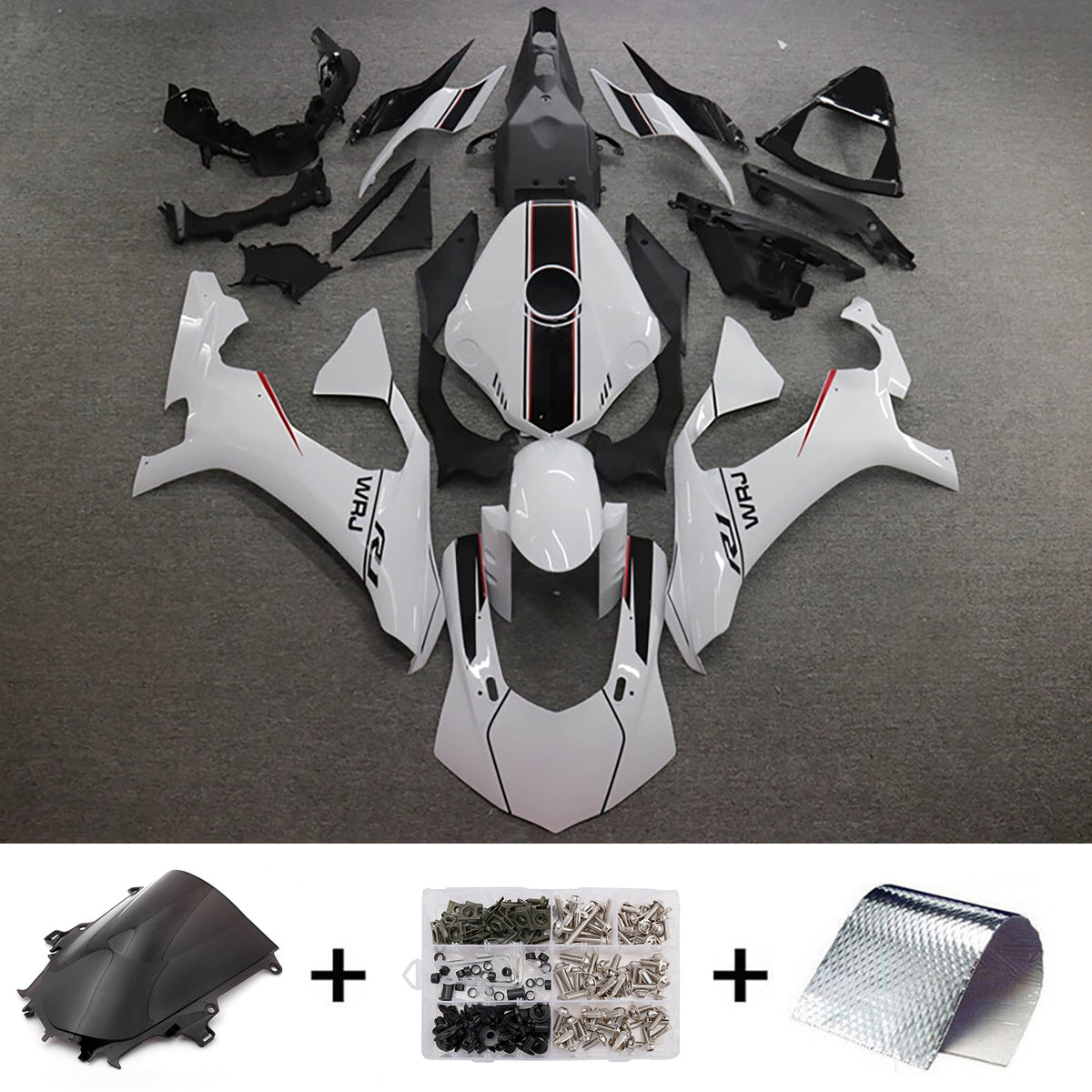 Kit carenatura in plastica ABS a iniezione adatto per Yamaha YZF 1000 R1 2015-2019