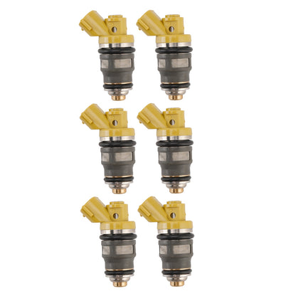Iniettore di carburante 6 pezzi 1001-87091 adatto per Denso 650cc adatto per Toyota Supra JZA80 2JZGTE 2JZ