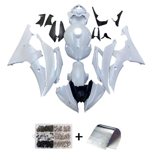 Kit carenatura addominali in plastica adatta per Yamaha YZF 600 R6 2008-2016
