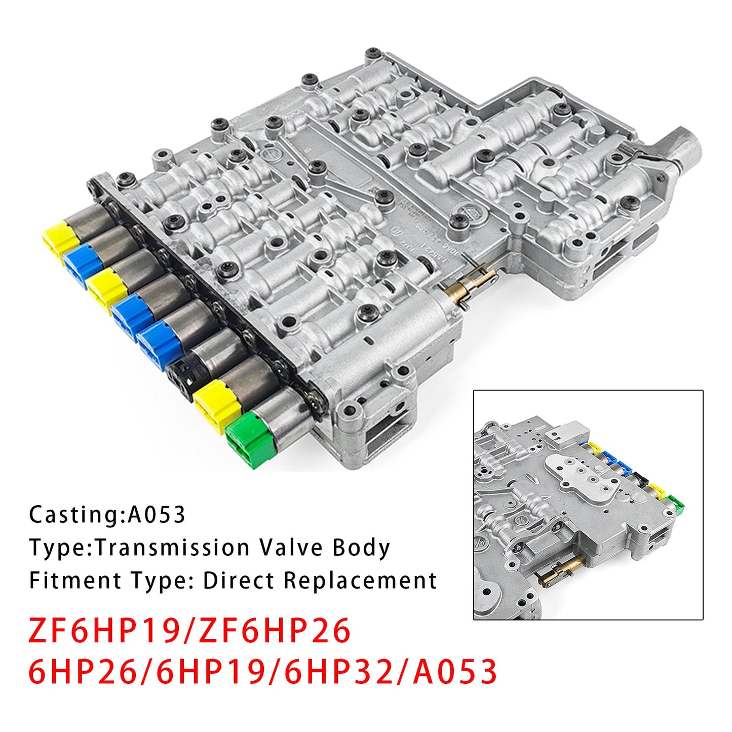 ZF6HP19 ZF6HP26 6HP26 6HP19 6HP32 A053 Corpo valvola di trasmissione 9 solenoidi