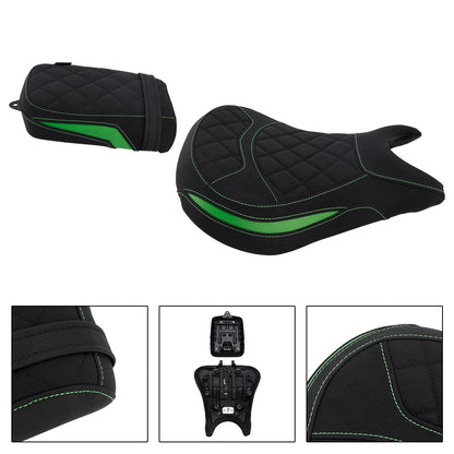 Kit sella pilota e passeggero posteriore inferiore verde per Kawasaki Eliminator 500 2024-2025