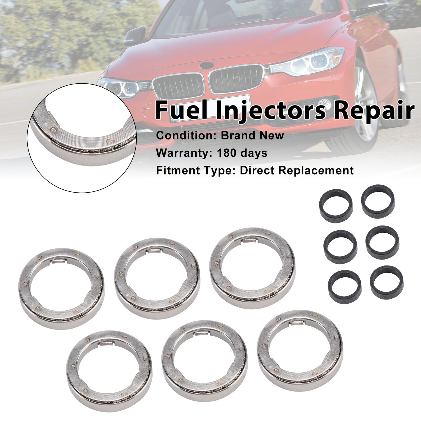 12 pezzi Guarnizione e elemento per iniettore di carburante per BMW 335i 340i 528i N20 B38 N55