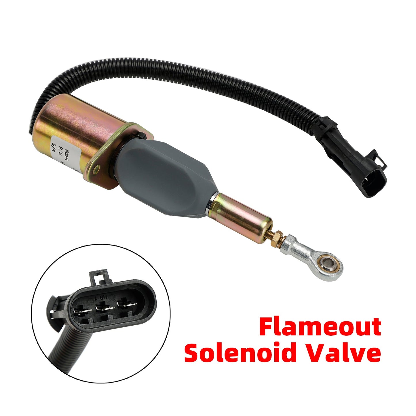 82850507 Solenoide di arresto per trattore New Holland 8970 8670A TR87 8770A 1089