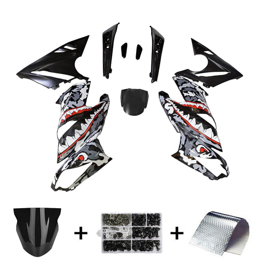 Kit carenatura iniezione in plastica per Kawasaki Ninja650 ER-6F EX650 2009-2011