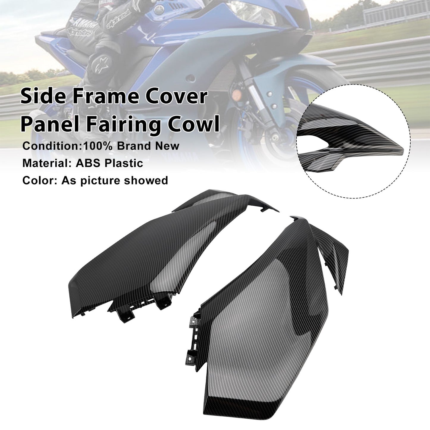 Pannello di copertura del telaio laterale Yamaha YZF-R3 R25 2025-2026