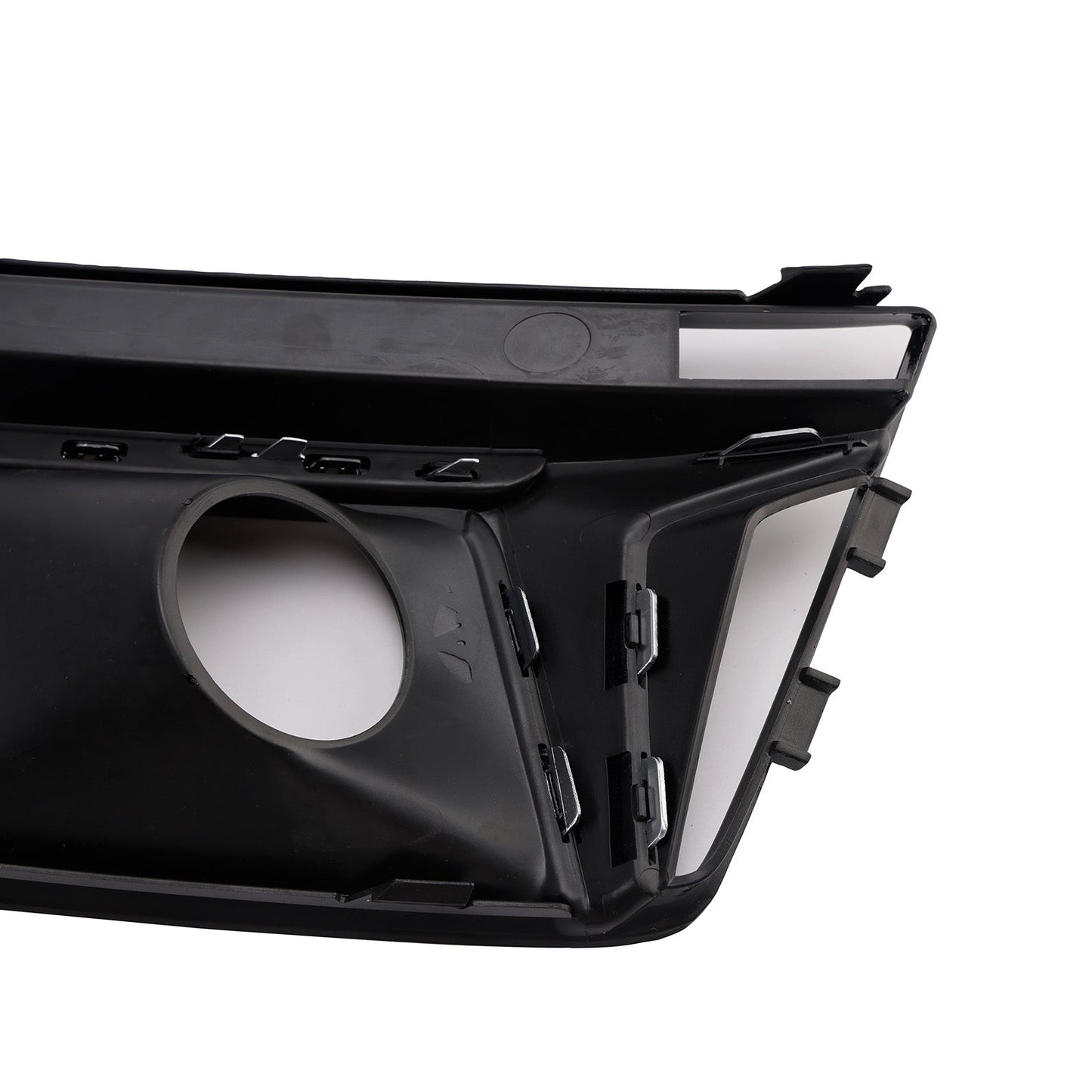 Griglia fendinebbia paraurti anteriore cromata nera (2 pezzi) per Audi A4 B9 S4 2016-2019 (2 pezzi)