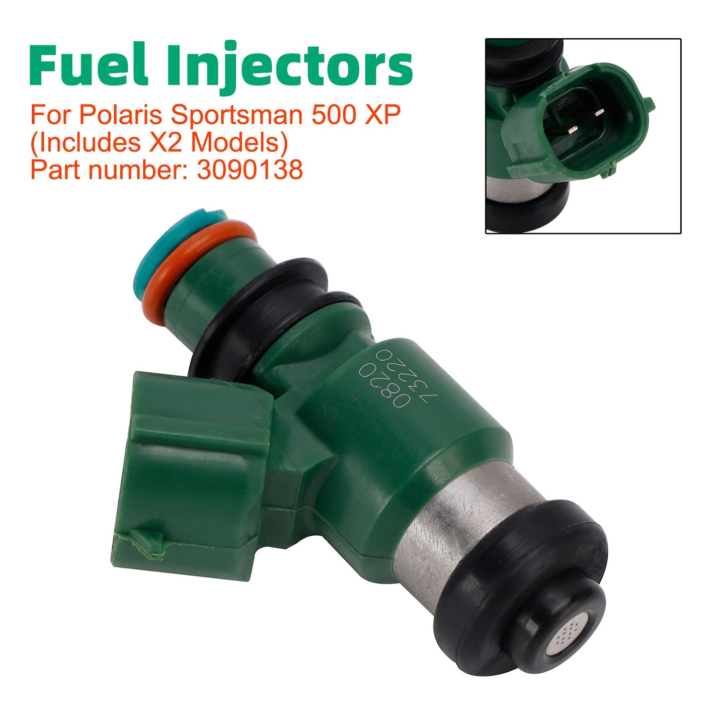 Iniettori di carburante 3090138 per Polaris Sportsman 500 XP (inclusi i modelli X2)