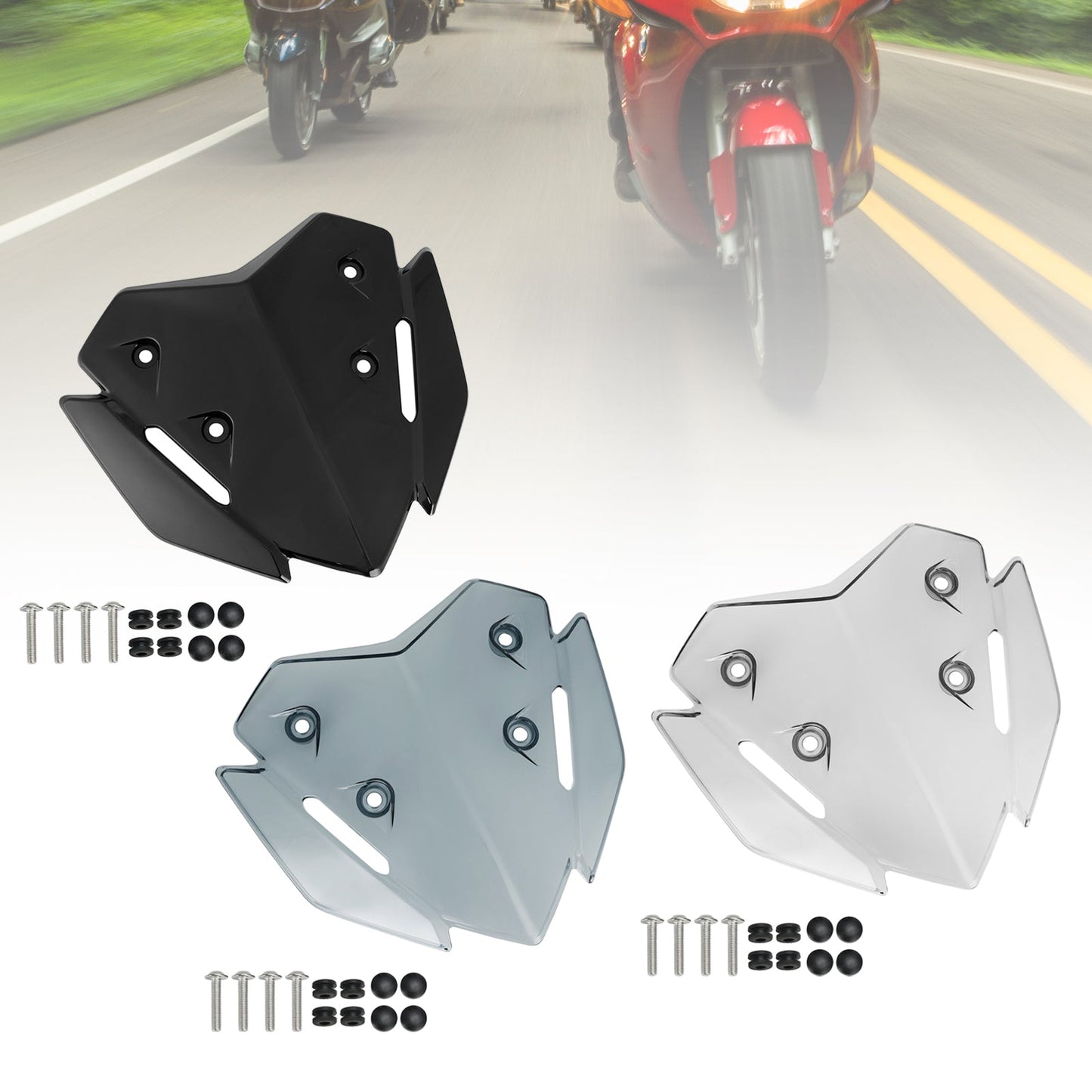 2023-2024 YAMAHA X-MAX 300 Parabrezza per moto in ABS