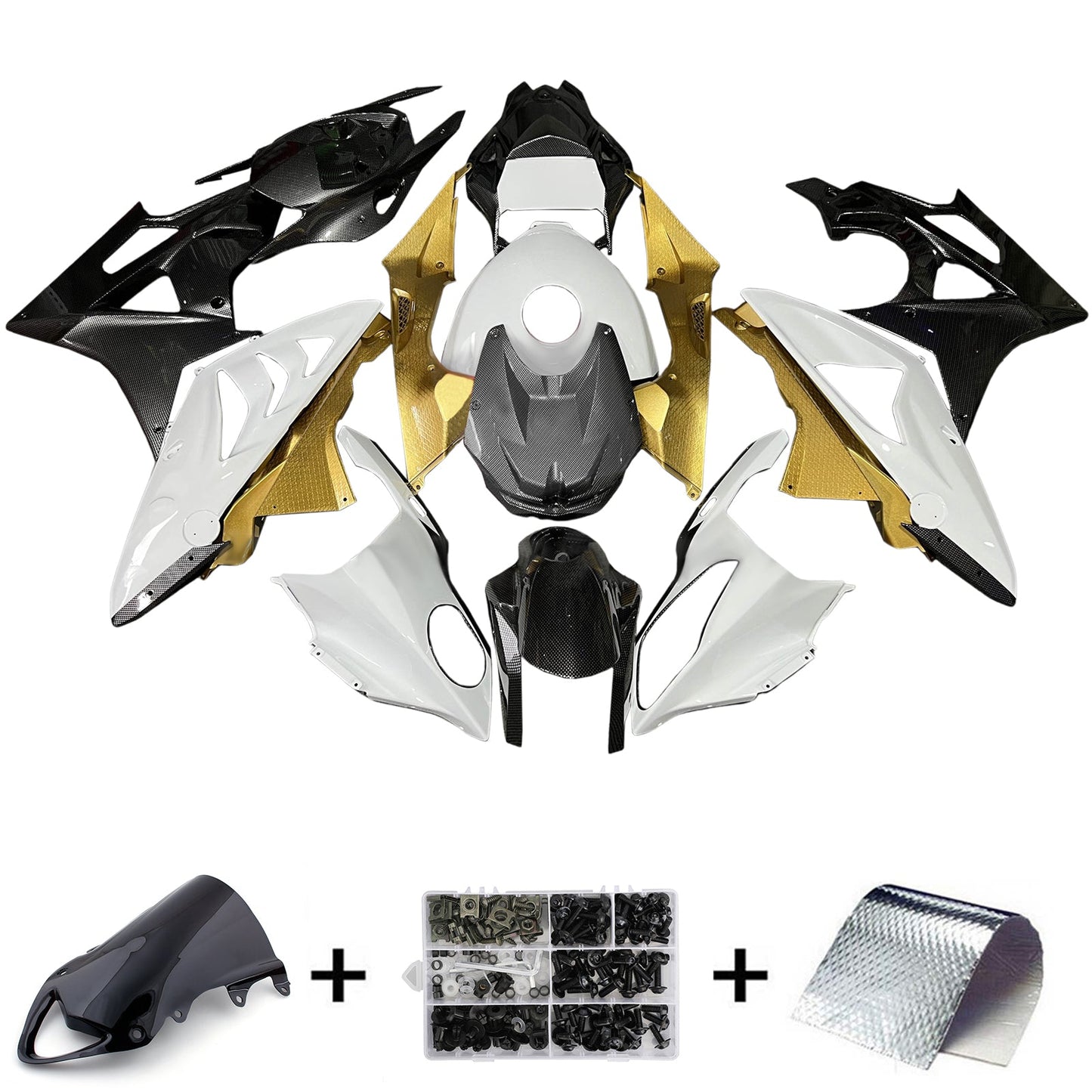 Kit carenatura iniezione BMW S1000RR 2009-2014 Carrozzeria plastica ABS