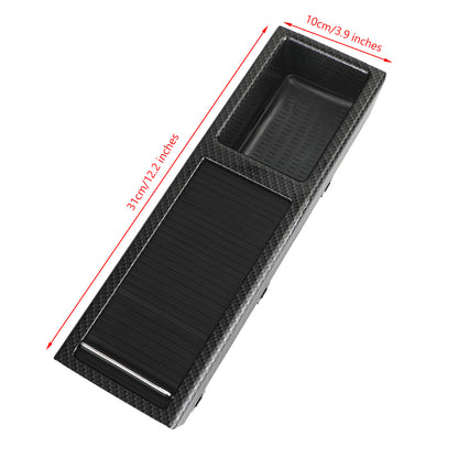 1998-2007 BMW E46 Serie 3 Portacoppa di stoccaggio della console centrale anteriore in carbonio