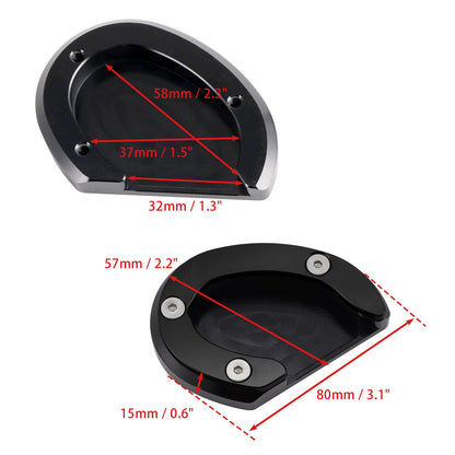 Piastra di estensione del cavalletto adatta per Bonneville Bobber T100 T120 2018-2020