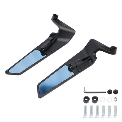 Specchietti retrovisori Winglet coppia blu per Yamaha MT-07 MT-09 / SP MT-10 2016-2024