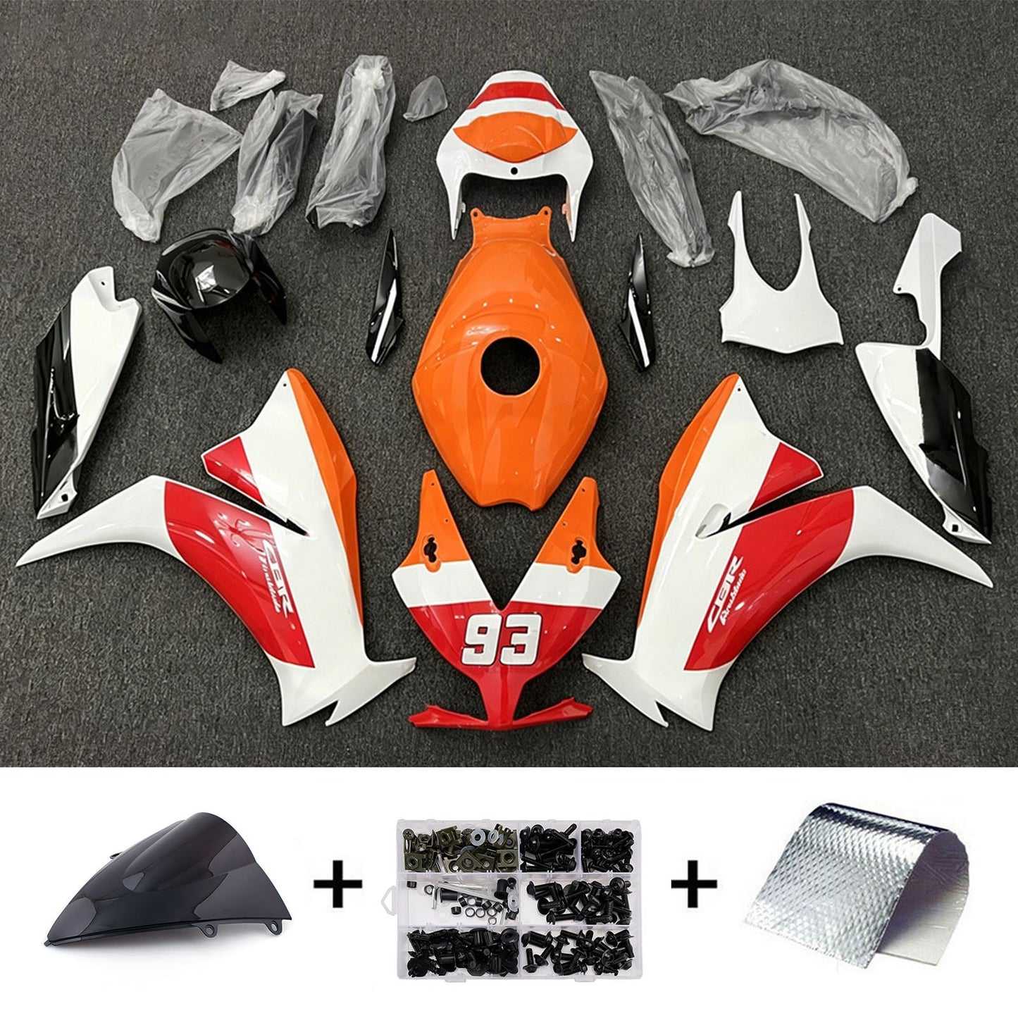 Kit di carene in plastica ABS stampate a iniezione per Honda CBR1000RR 2012-2016