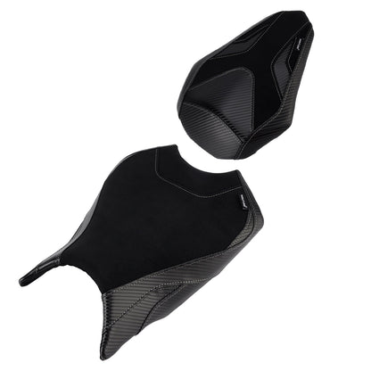 Kit cuscini passeggero anteriori e posteriori Raider per Honda CBR250RR 2017-2024 2023, colore nero