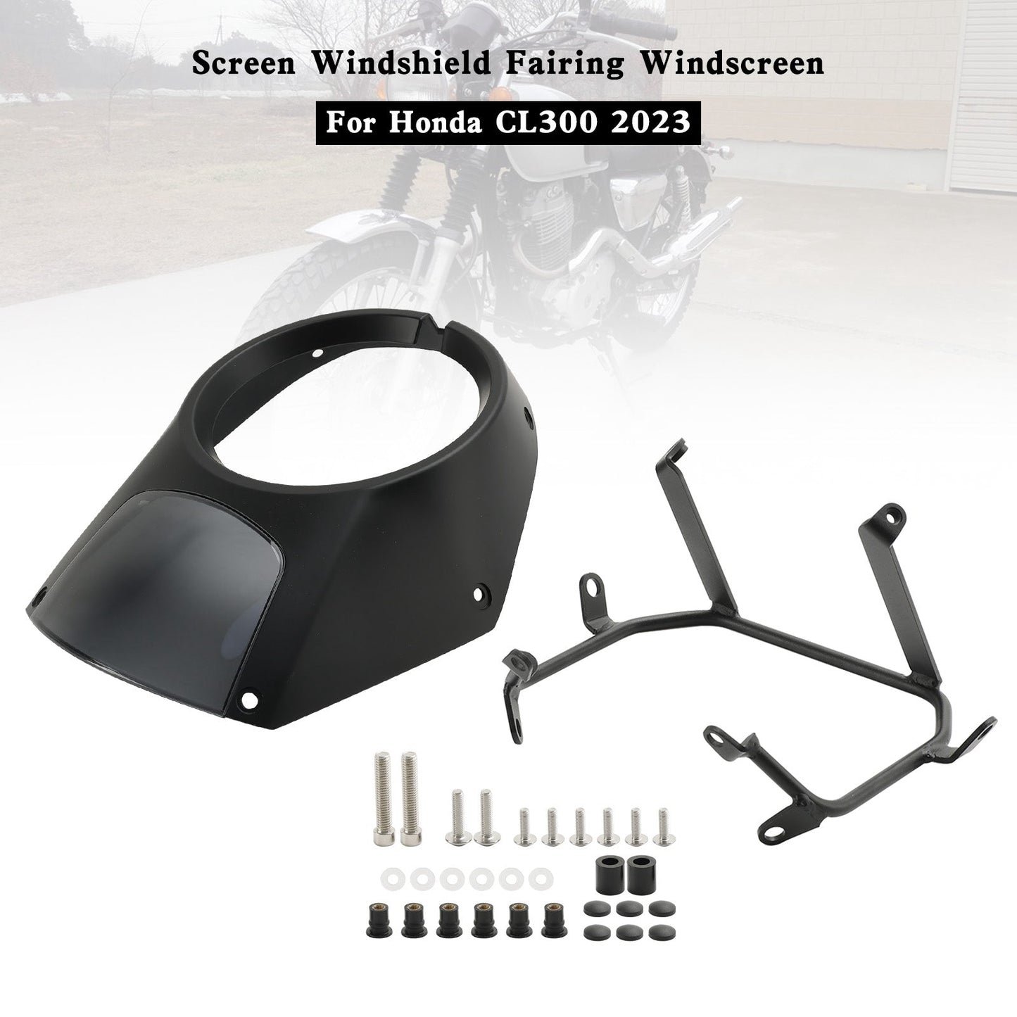 Parabrezza per cupolino per faro Honda CL300 2023