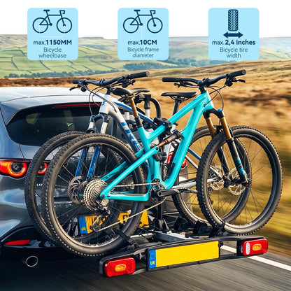 Portabiciclette per 3 e-bike